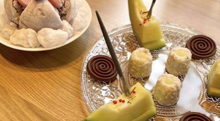 Making the most of fresh, high-quality, carefully selected ingredients Luxurious live kitchen for both the eyes and the palate